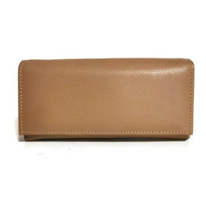 Leather Wallet Woman Handmade with genuine leather, wallet for Cards with zipper, Minimalist, Gift for Her, real leather wallet  for  women