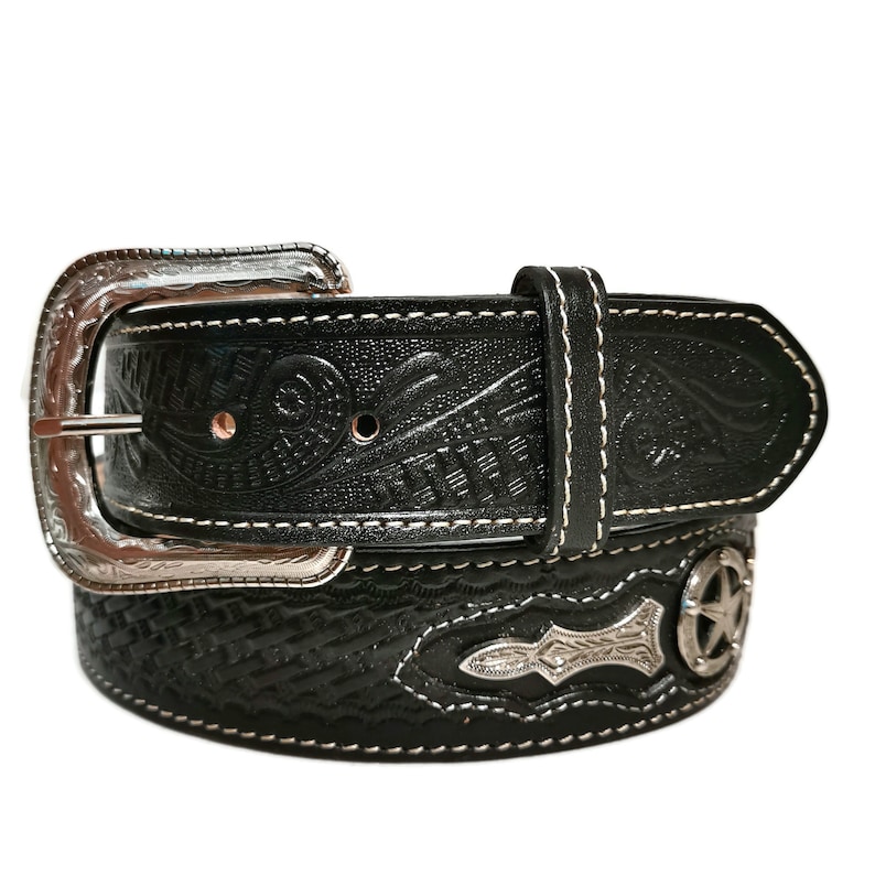 Western Belt for Men leather Handmade Rodeo Cowboy Gift - Etsy