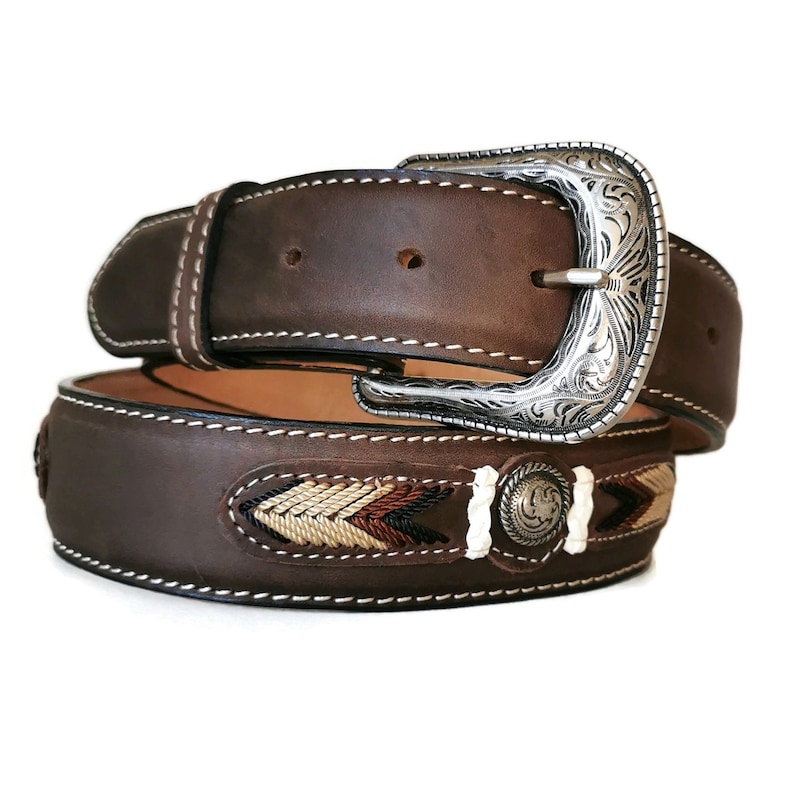 Western Belt Leather Belts for Men Handmade Mens Belt - Etsy