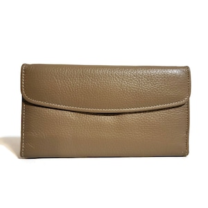 Grand portefeuille en cuir pour femme, fait main, portefeuille pour femme, portefeuille pour cartes, avec fermeture éclair, minimaliste, cadeau pour elle