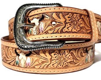 Vintage Braided Brown Leather Belt: Boho Cowgirl Style, Plus  display picture 3