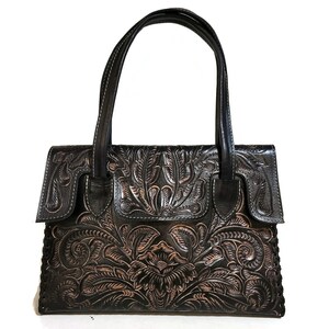 Hand Tooled Leather Bag  for women