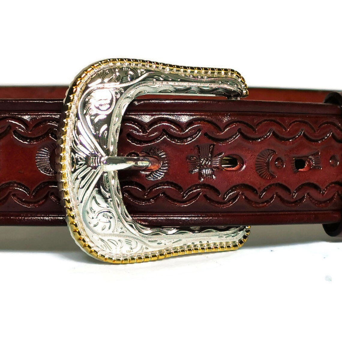 Western Belt Leather Belts for Men Handmade Leather Belt Etsy
