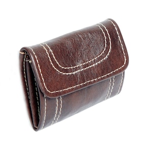 Monedero pequeño, Monedero de cuero, Monedero, Monedero pequeño, Monederos y carteras, Hecho a mano