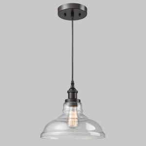 Imola Industrial Edison Vintage Style 1-Light Pendant Glass Hanging Light image 8