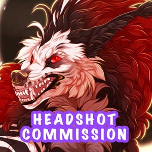 Ritratto personalizzato furry / commissione d&#39;arte del personaggio