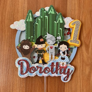 Wizard of oz cake topper/Wizard of oz party supply/ Wizard of oz decor