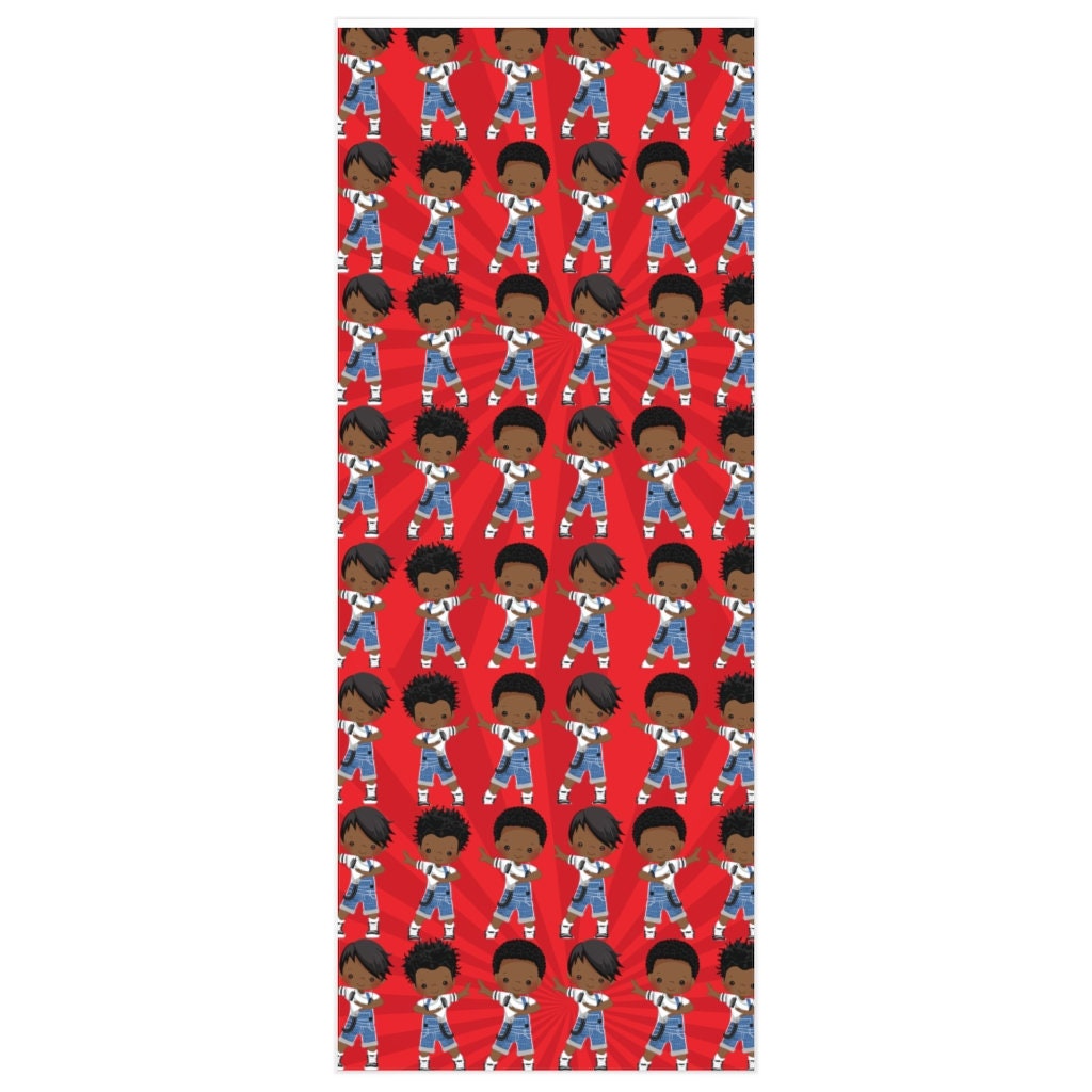 Hip Hop Boys Wrapping Paper Black Boys Wrapping Paper Black Boy Joy - Etsy