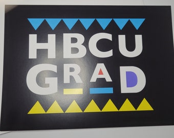 HBCU GRAD Graduation Greeting Card