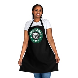 StarBOOKS Apron Starbooks Apron for Starbooks Cafe Starbucks Theme Classroom Sip, Stir, Teach