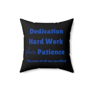 Nipsey Hussle Lyrics Pillow // Dedication, Patience, and Hard Work Nipsey Hussle Pillow