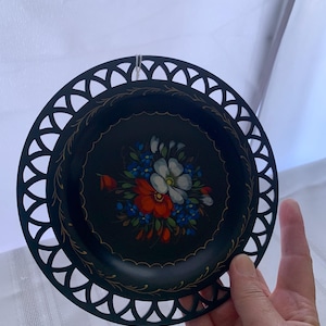 Vintage Painted Decorative Tray