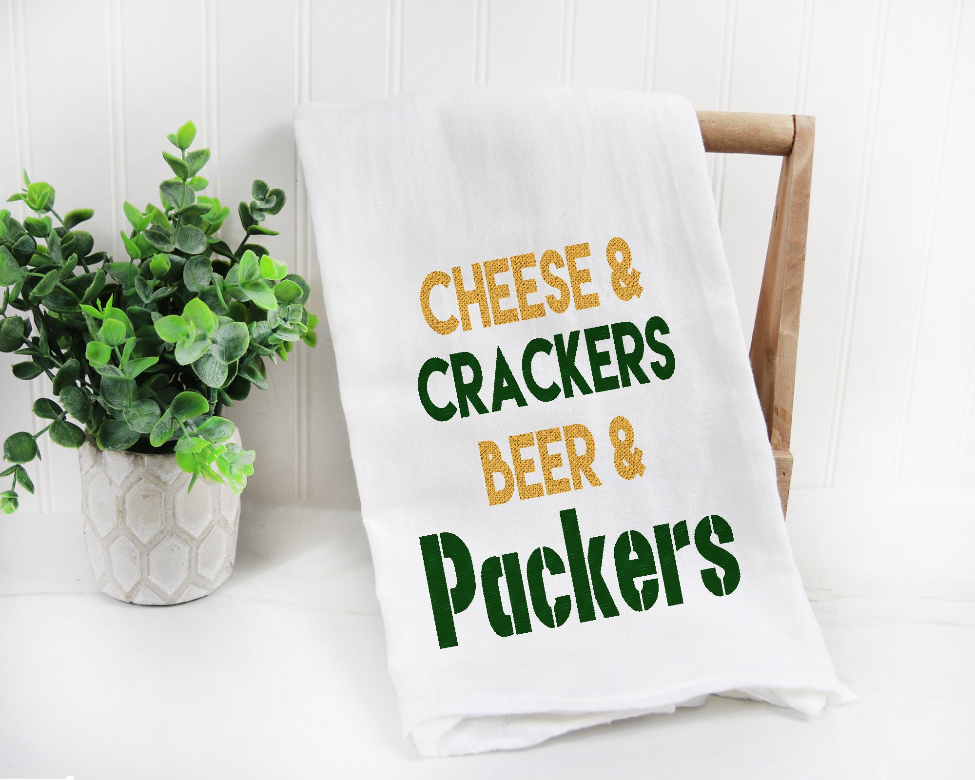 GREEN BAY PACKERS Cheese & Crackers Beer and Packers Kitchen Etsy