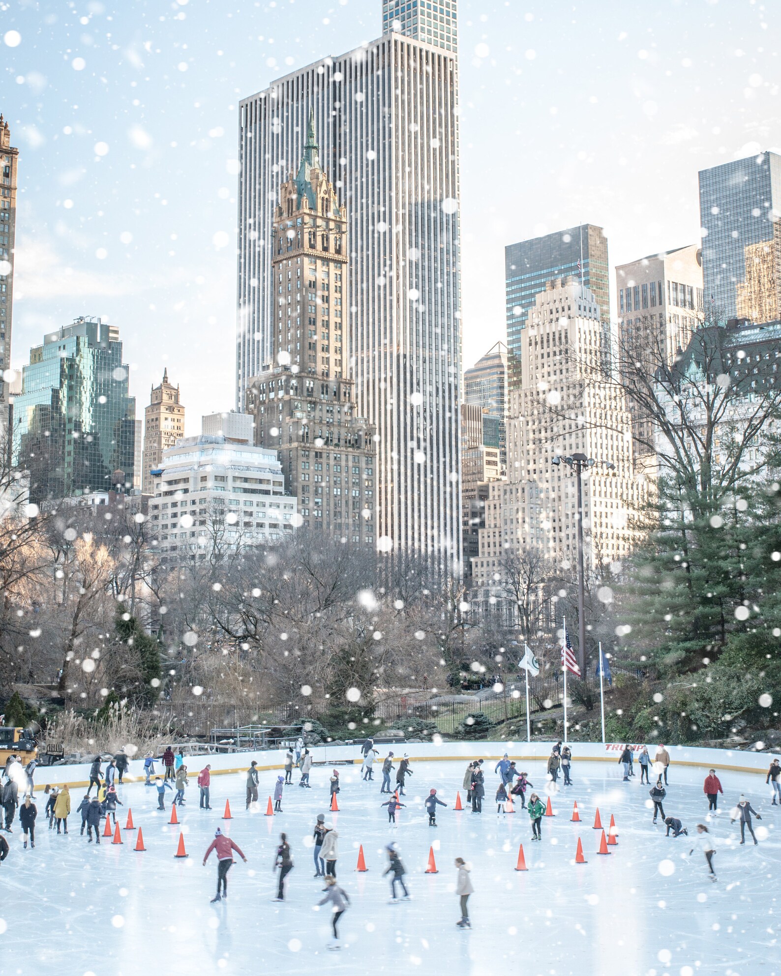 NEW YORK PATINOIRE Central Park Patinage artistique Patinage Etsy France