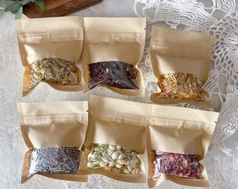 Natural Dried Flowers, Flowers,Dried Flowers, Rose Petal, Lavender, Chamomile, Calendula, Hibiscus, Jasmine, Real Dried Flower, Soap, Candle