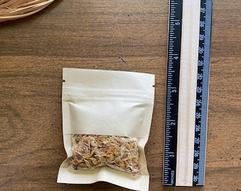 Dried Calendula (Marigold) Sample: Wedding Confetti, Soap, Candle