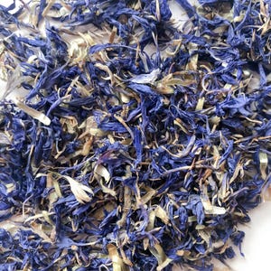 Cornflower, 1 oz Dried Cornflower, Dried Flowers, Flowers, Botanical, Cornflower Petals, Essential Oils, Candle | Soap, Resin, Craft