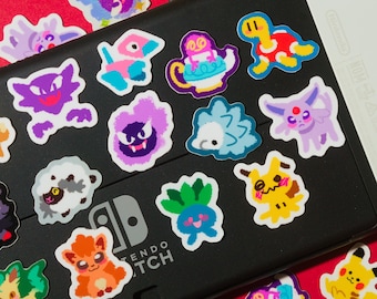 Poke Flake Stickers GACHA (New Additions)