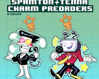 Spamton & Tenna Charm PREORDERS - READ DESCRIPTION