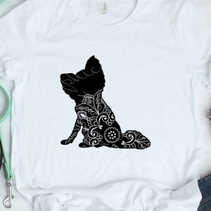 Papillon Mandala SVG Hond Zentangle Illustraties