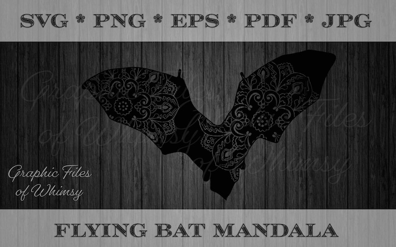 Download Bat Mandala Svg Zentangle Cut File Scalable Vector Clip Art Art Collectibles Jesuskidsng Org