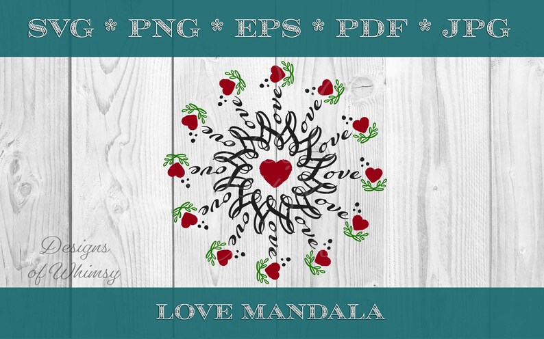 Download Love Mandala Svg Cursive Mandala Word Mandala Love Script Text Clip Art Art Collectibles