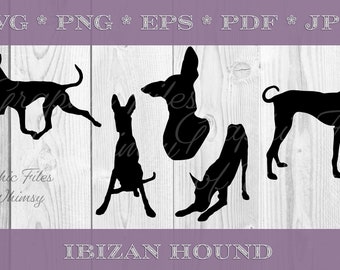 Ibizan Hounds Butt Leash Hook SVG File Ibizan Hounds Dog Silhouette SVG Ibizan Hounds Butt Leash Hook SVG File Ibizan Hounds Dog Silhouette SVG
