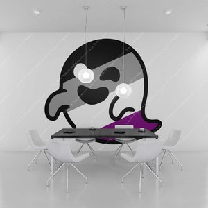 Asexual Gaysper Pride Flag Ghost LGBTQ LGBT SVG Png Jpg Ai Graphic Files