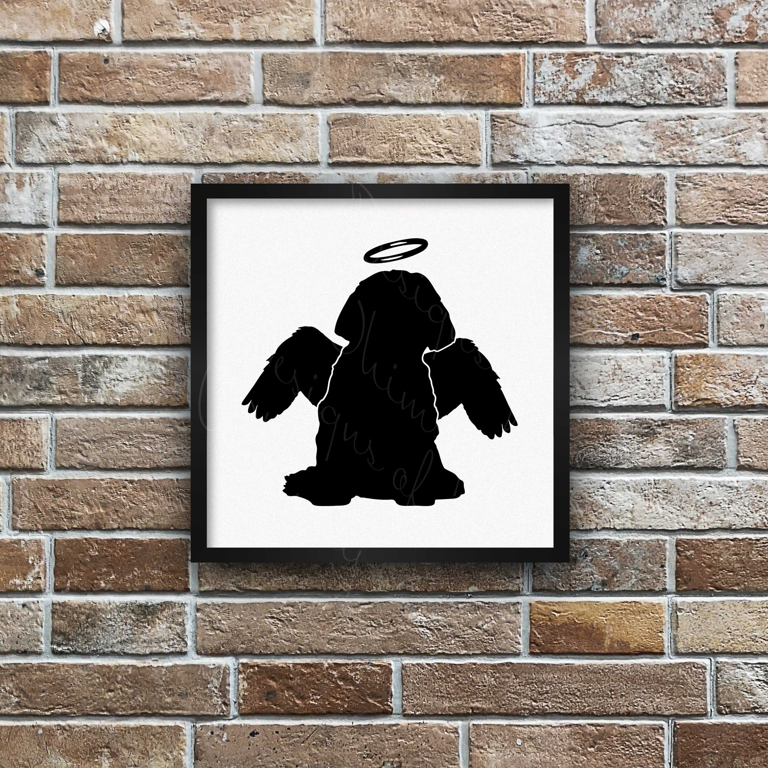 Shih Tzu Angel SVG Shih Tzu SVG Dog Angel Silhouette Clip Art - Etsy UK