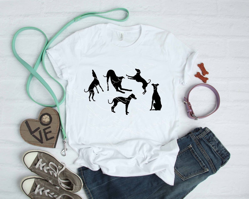 Download Italian Greyhound SVG Dog Silhouette Bundle Scalable Vector | Etsy