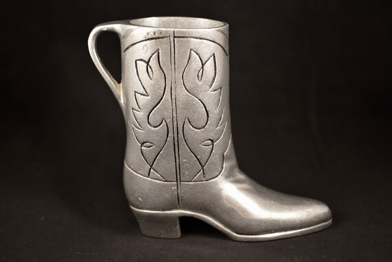 pewter cowboy boots