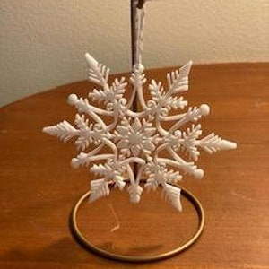 Snowflake Ornament SVG, Glowforge