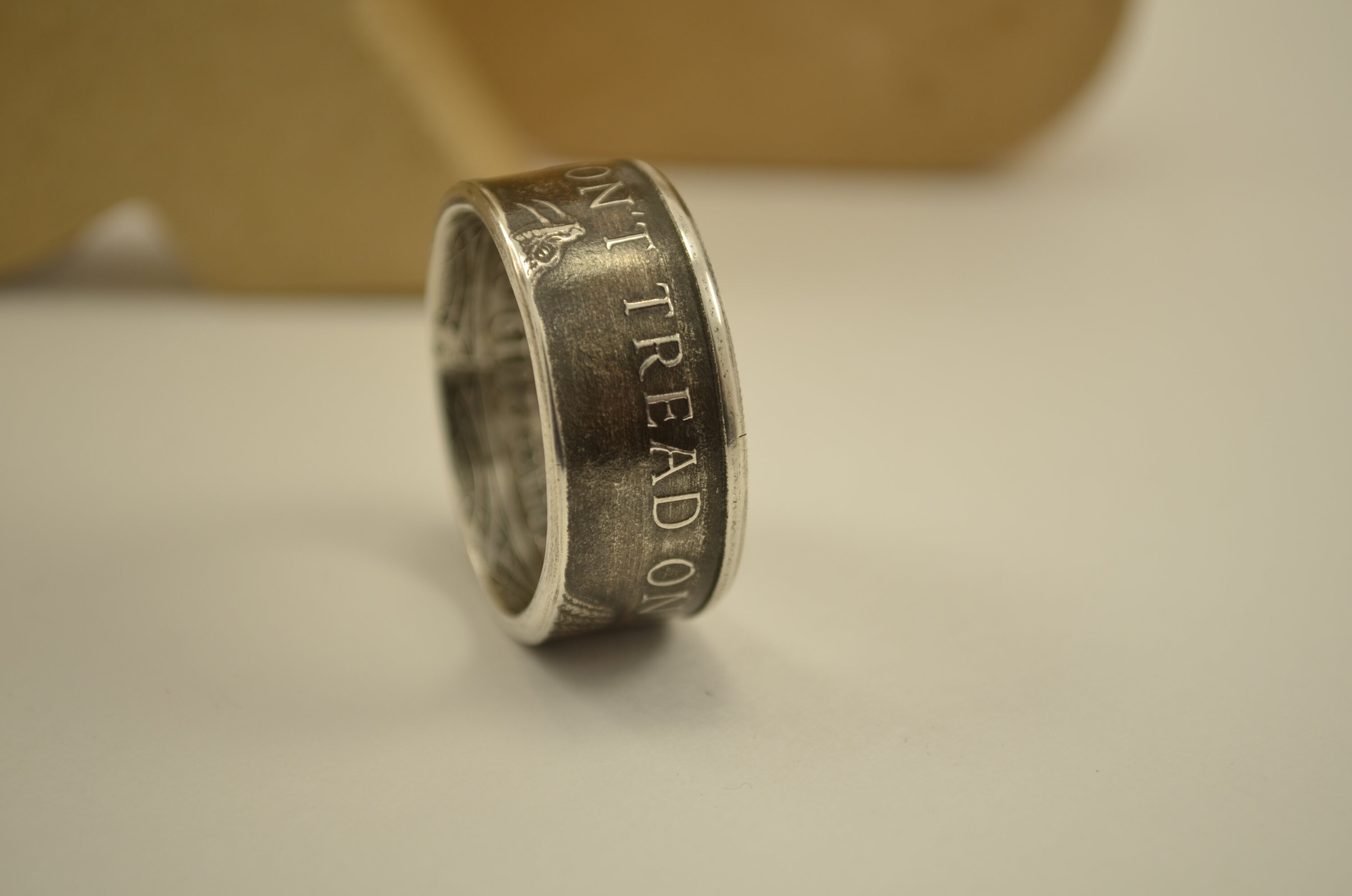 Rings Made from pure .999 silver American Revolution coin Pure Slide Table Lamp Online Shop | Sedie.Design®