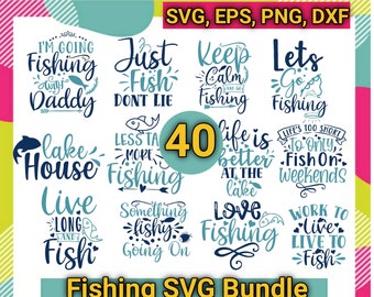 Download Fishing Quote Svg Etsy