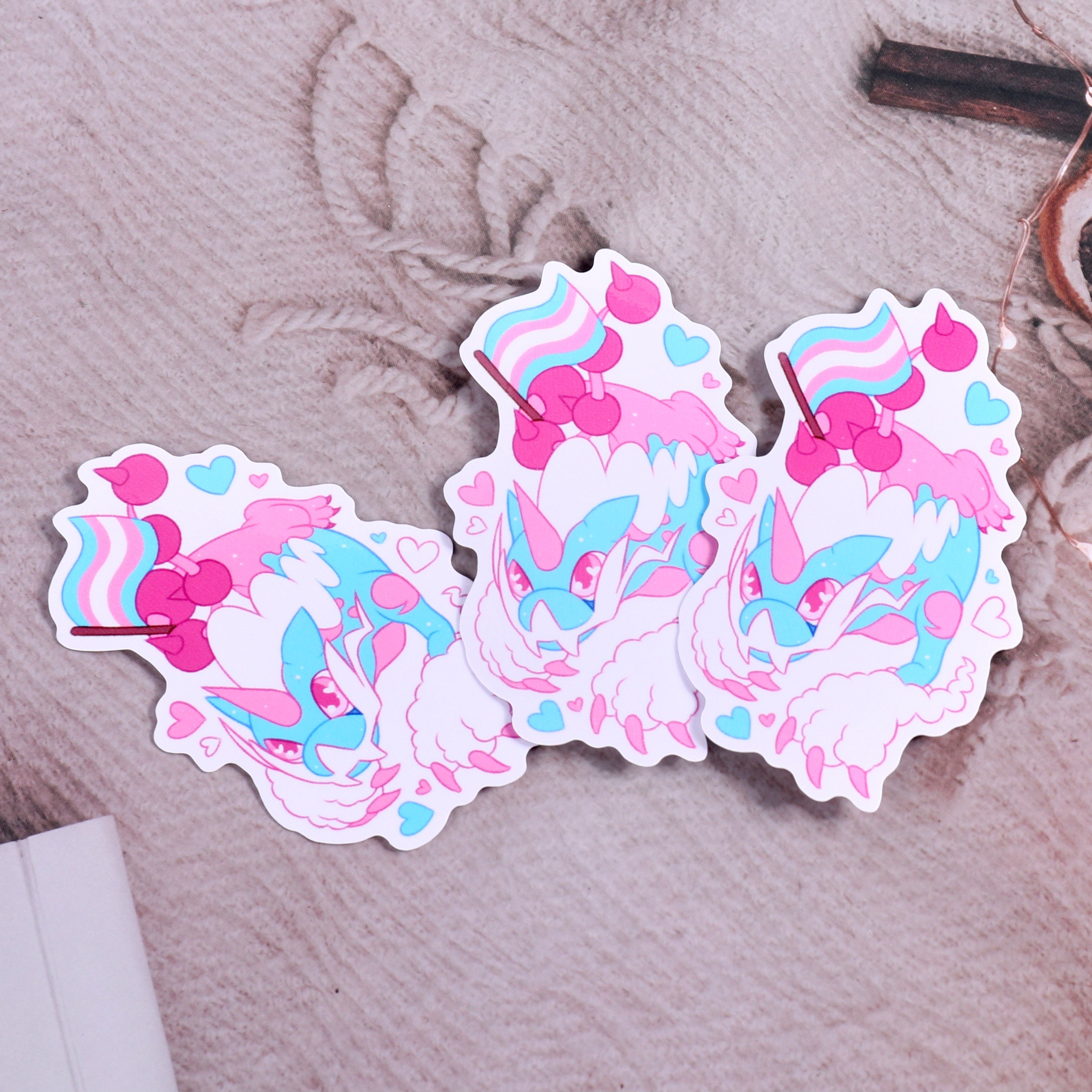 Trans Pride Pokemon Forces of Nature Vinyl Stickers - Etsy