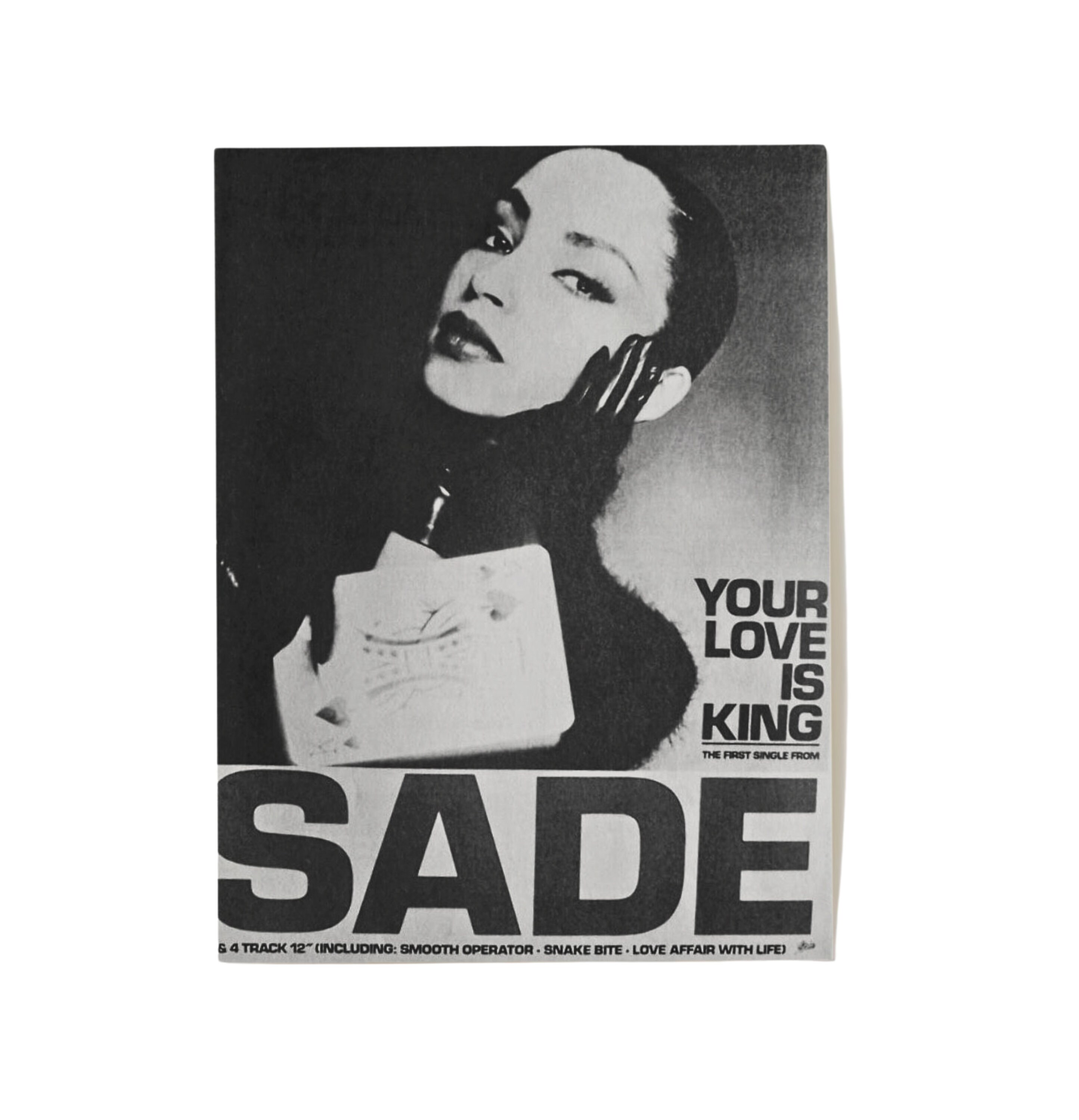 SADE シャーデー ポスター 激レア DIAMOND 危なく LIFE