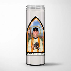 SAINT BUSTER SF Giants Buster Posey Prayer Candle Gift