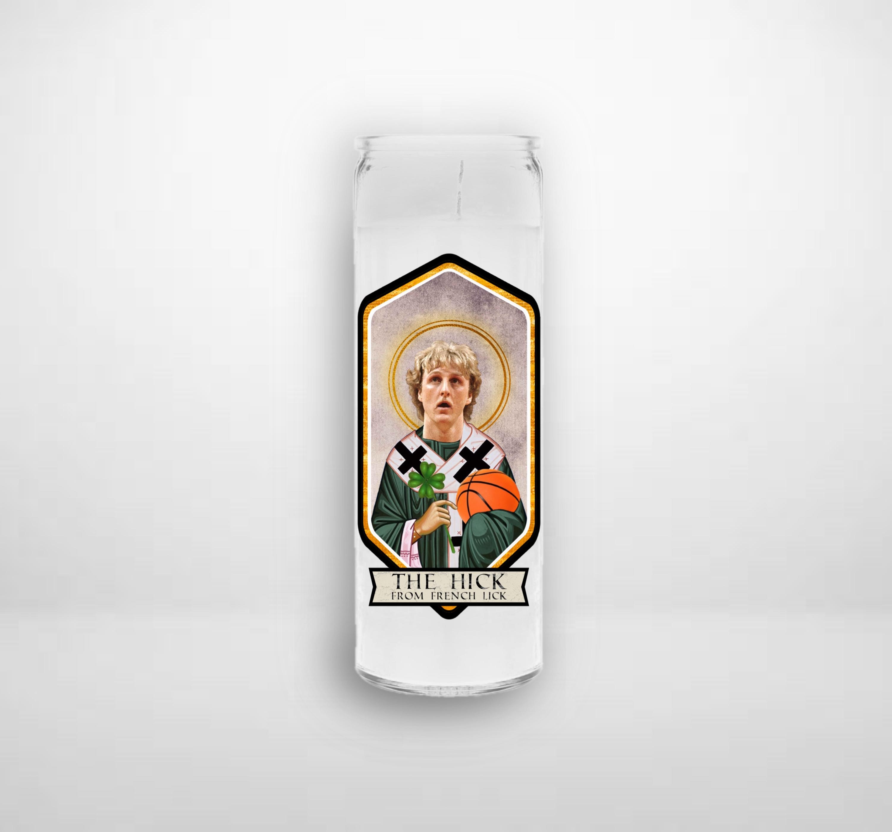 LARRY BIRD Boston Celtics The Hick from French Lick Prayer Candle