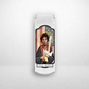 BRUCE SPRINGSTEEN The Boss Saint Prayer Candle Gift