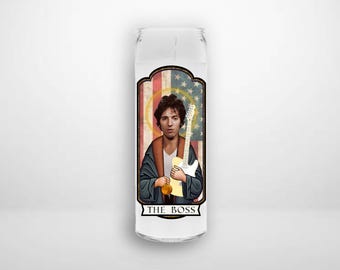 BRUCE SPRINGSTEEN The Boss Saint Prayer Candle Gift