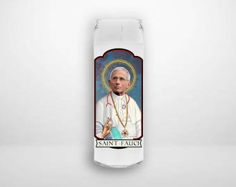 DR FAUCI Saint Fauci Celebrity Prayer Candle Gift