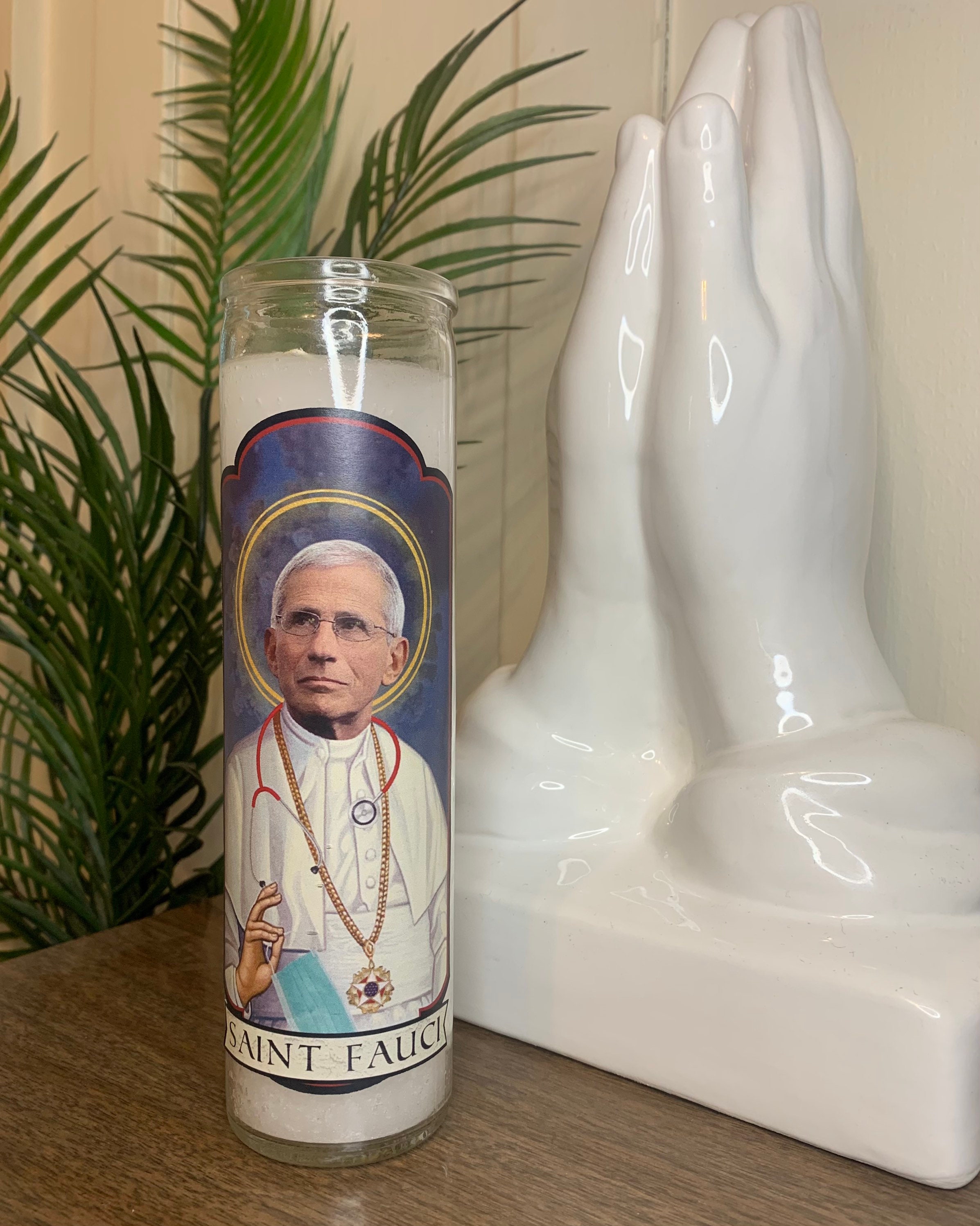 DR FAUCI Saint Fauci Celebrity Prayer Candle Gift Etsy