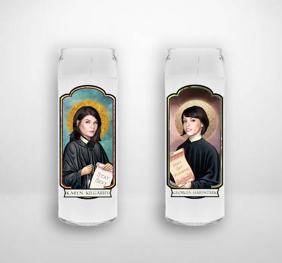 MFM My Favorite Murder Karen Kilgariff Georgia Hardstark Prayer Candle Gift