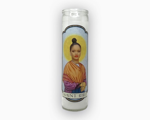 RIHANNA Saint Riri Prayer Candle - Etsy