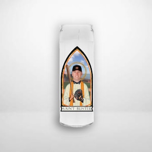 SAINT BUSTER SF Giants Buster Posey Prayer Candle Gift