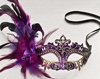Mardi Gras Mask Etsy