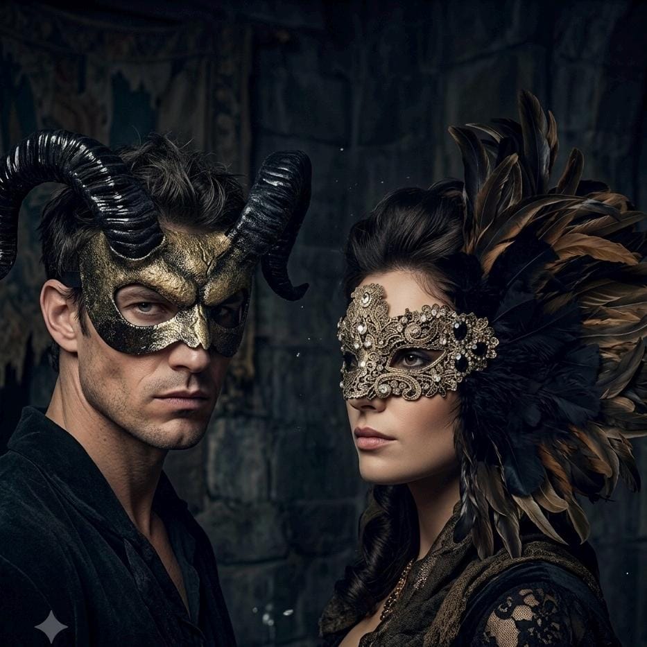 Devil Masquerade - Etsy
