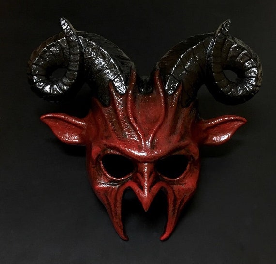 Halloween Black Devil Evil Costume Masquerade Party Cosplay Mask
