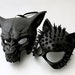 Black Masquerade Mask, Black Animal Mask, Ball Party Mask, Wolf Mask, Cat Mask, Women Cat Mask, Anniversary Mask, Party Mask, Halloween Mask