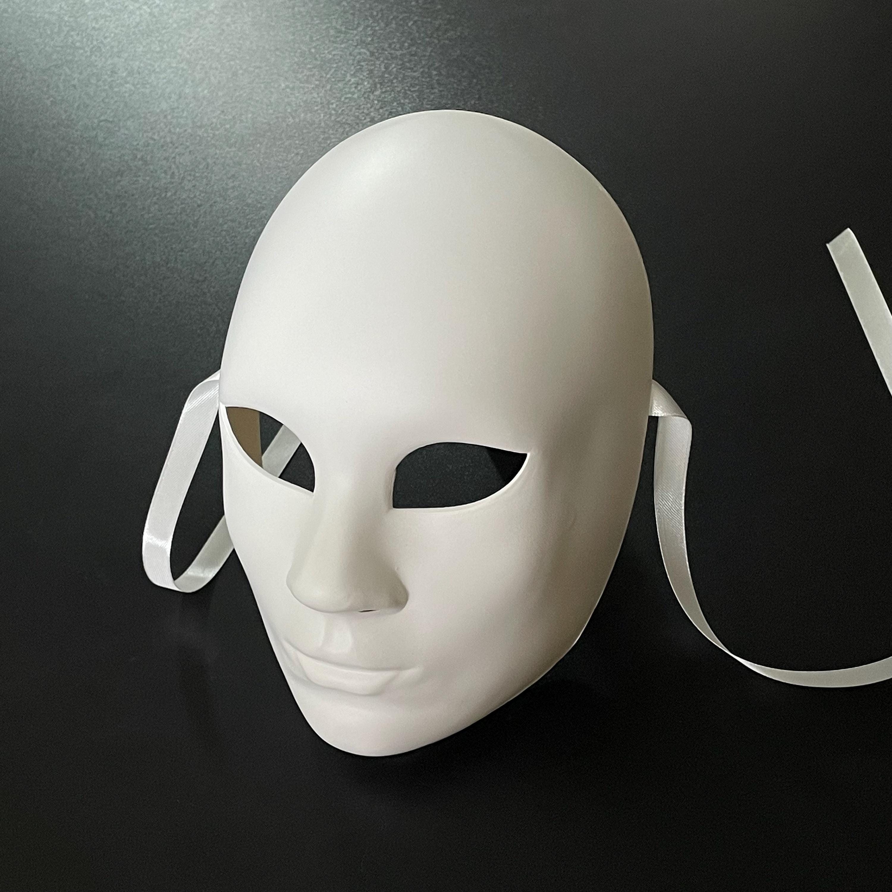 DIY-masker blanco ongeverfd wit plastic gezichtsmasker voor het versieren van ambachtelijke projecten Maskerade Bal Party Carnaval Photo Booth Props  15